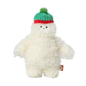 Gigglescape 9" Yeti With Hat Soft Plush Toy White